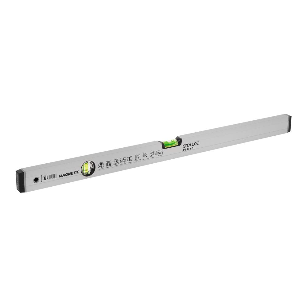 Poziomnica aluminiowa anodowana z magnesem | STALCO PERFECT
