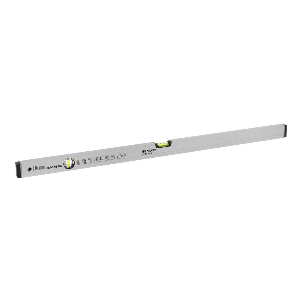 Poziomnica aluminiowa anodowana z magnesem | STALCO PERFECT