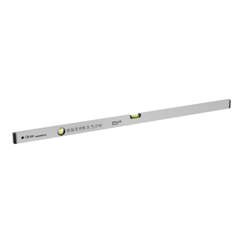 Poziomnica aluminiowa anodowana z magnesem | STALCO PERFECT