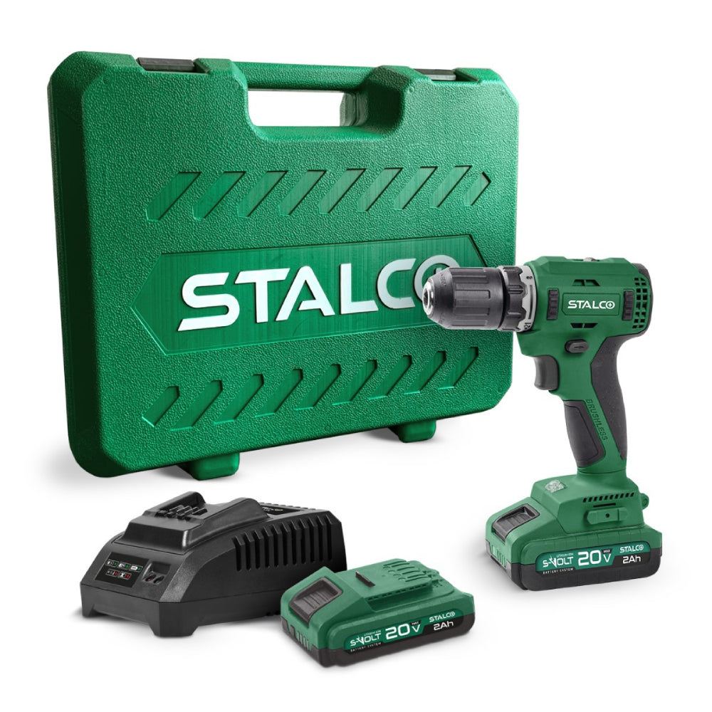 Akumulatorowa wiertarko-wkrętarka DS20-55BL | STALCO