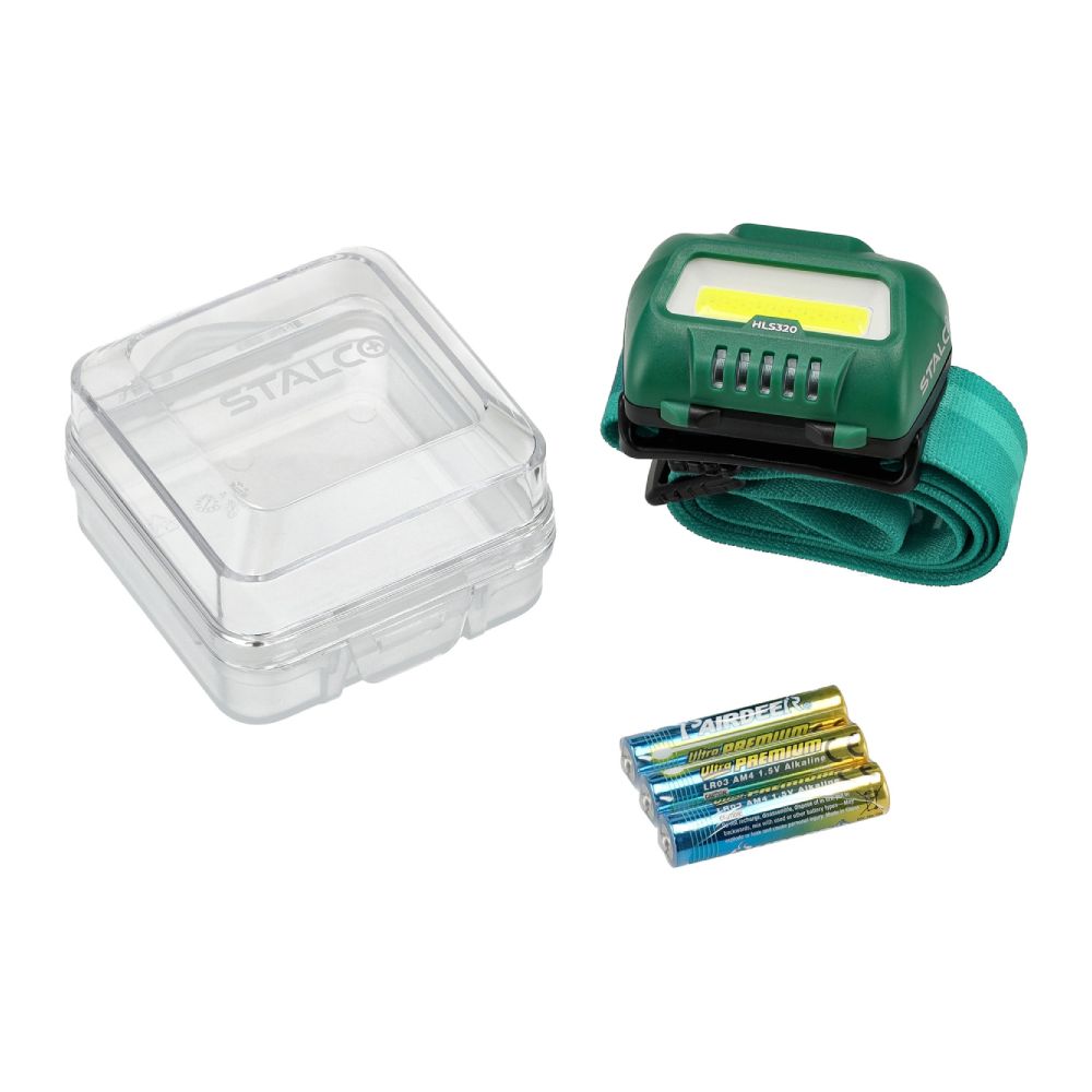 Latarka czołowa 3xAAA LED 320 lm HLS320 | STALCO