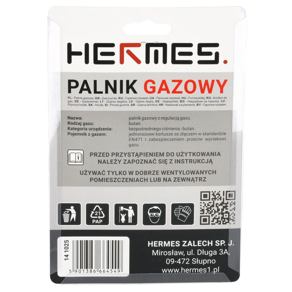 HERMES Palnik gazowy STANDARD