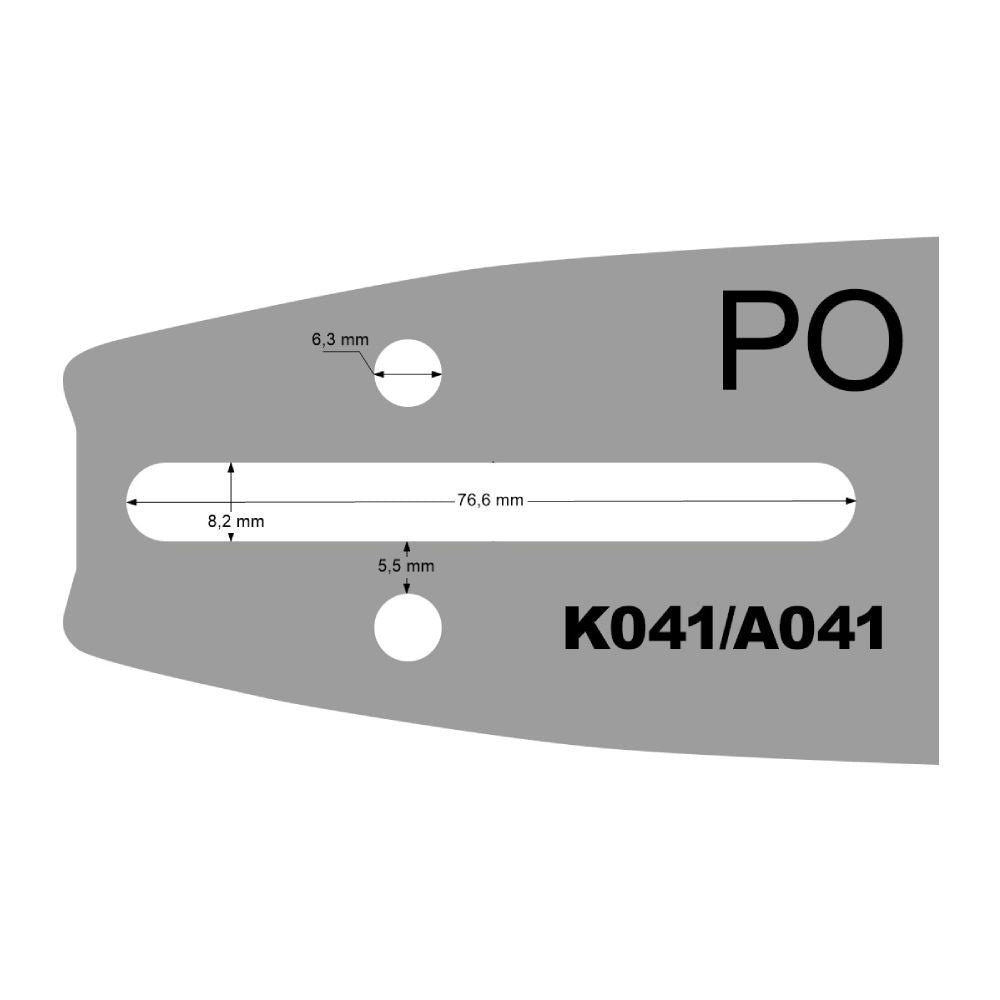 Prowadnica 14" 3/8" 1.3mm 52DL A041 | SARP