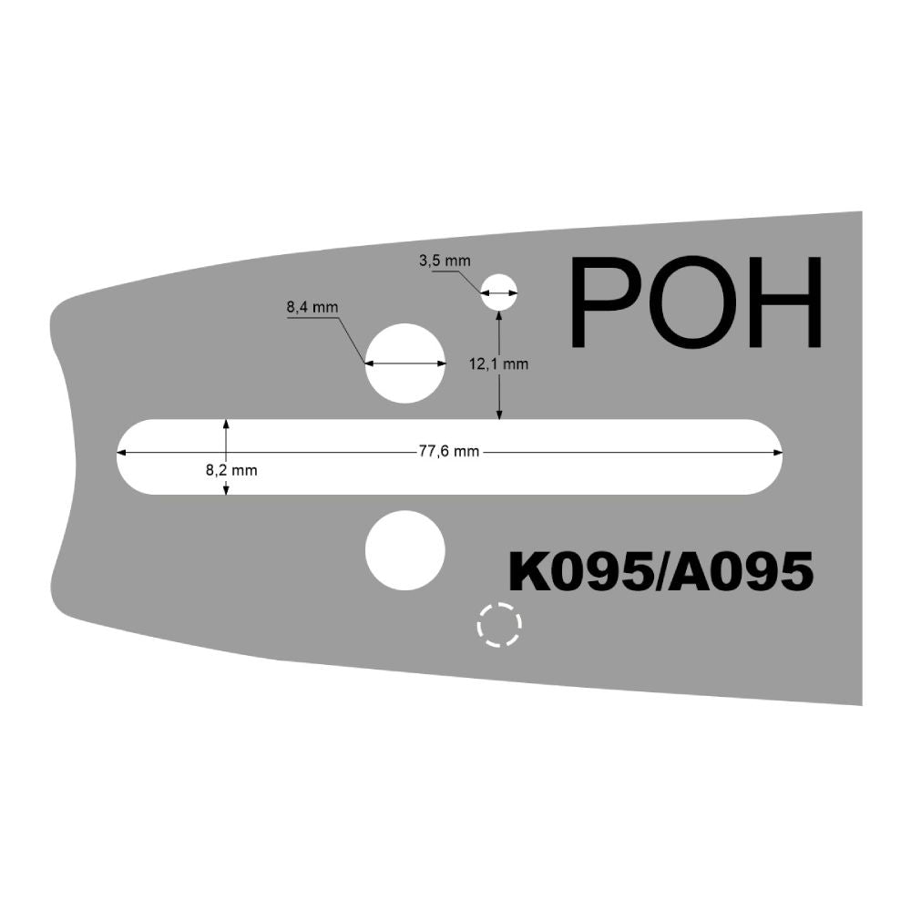 Prowadnica 15" .325" 1.5mm 64DL K095 | SARP