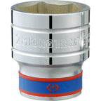 King Tony Nasadka krótka 1/2" 6-kąt Cr-V