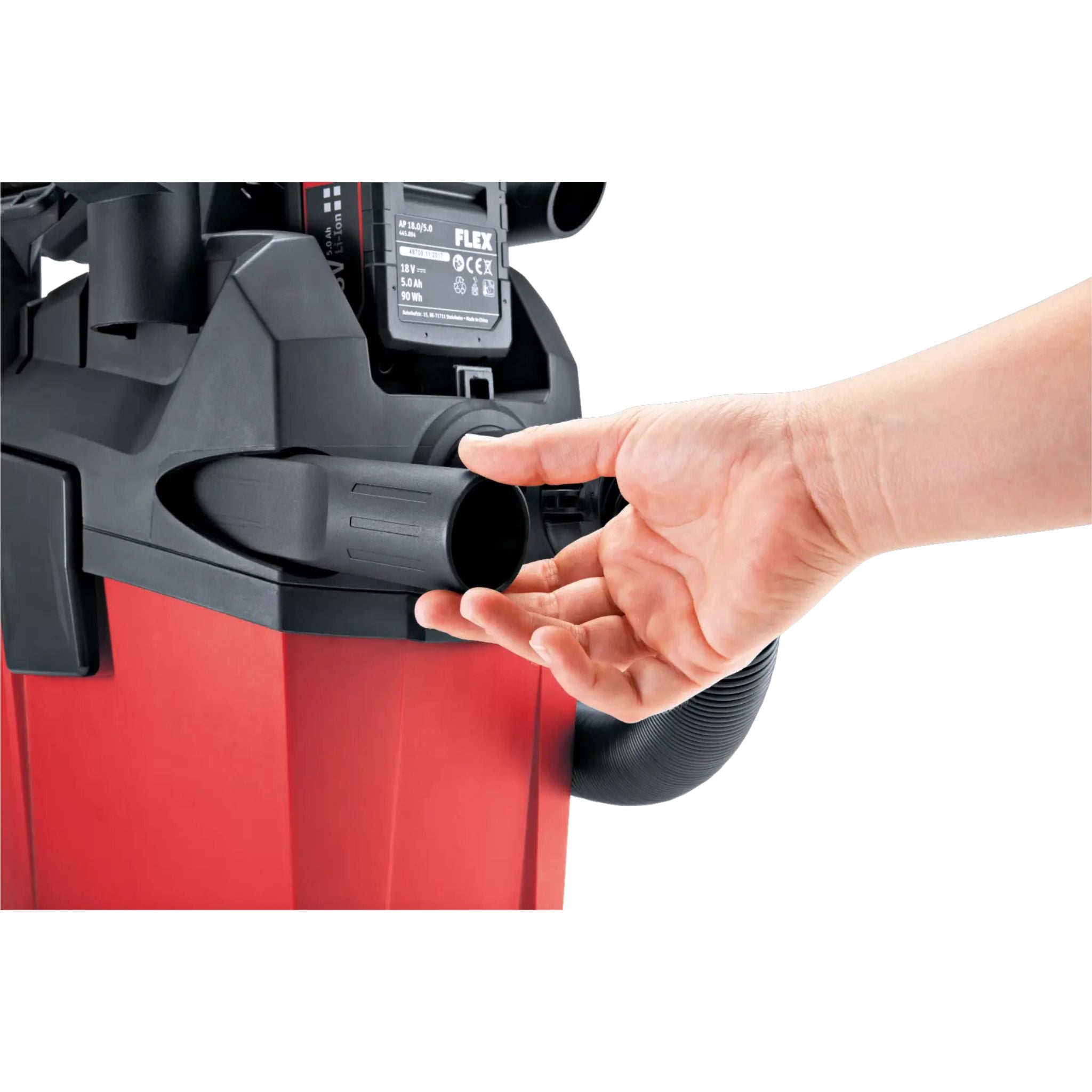 Kompaktowy odkurzacz akumulatorowy z ręcznym czyszczeniem filtra 6L klasa L "VC 6 L MC 18.0" | FLEX