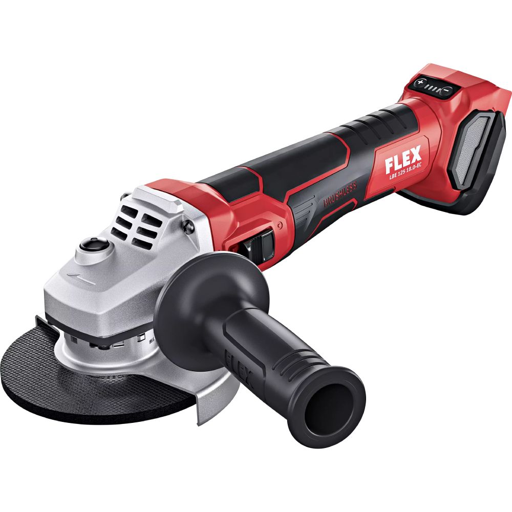 FLEX Akumulatorowa szlifierka kątowa ze zmienną prędkością obrotową i hamulcem 18V 125mm "LBE 125 18.0-EC C"
