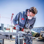 Akumulatorowa szlifierka kątowa ze zmienną prędkością obrotową i hamulcem 18V 125mm "LBE 125 18.0-EC C" | FLEX