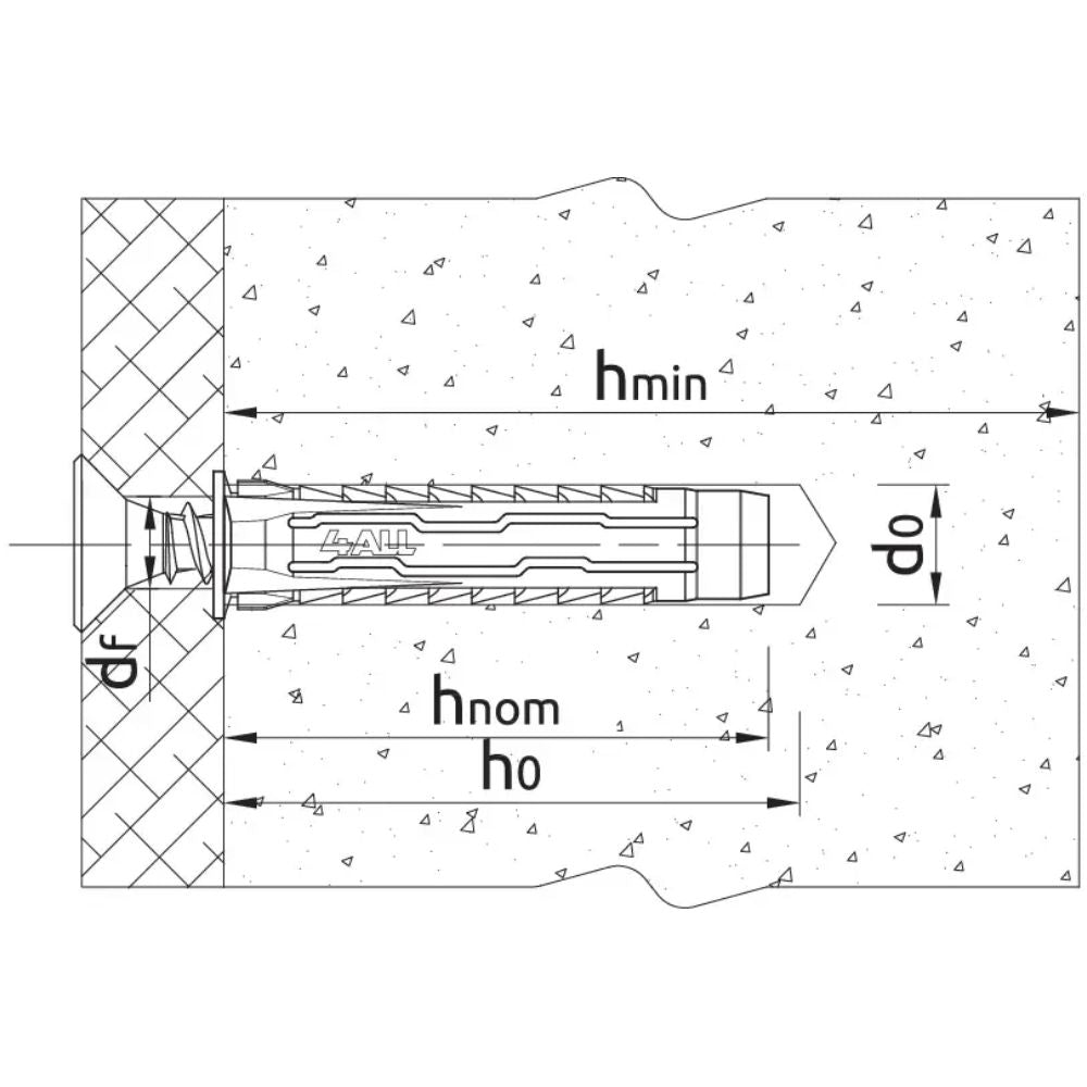 4ALL Kołek uniwersalny z wkrętem | Rawlplug