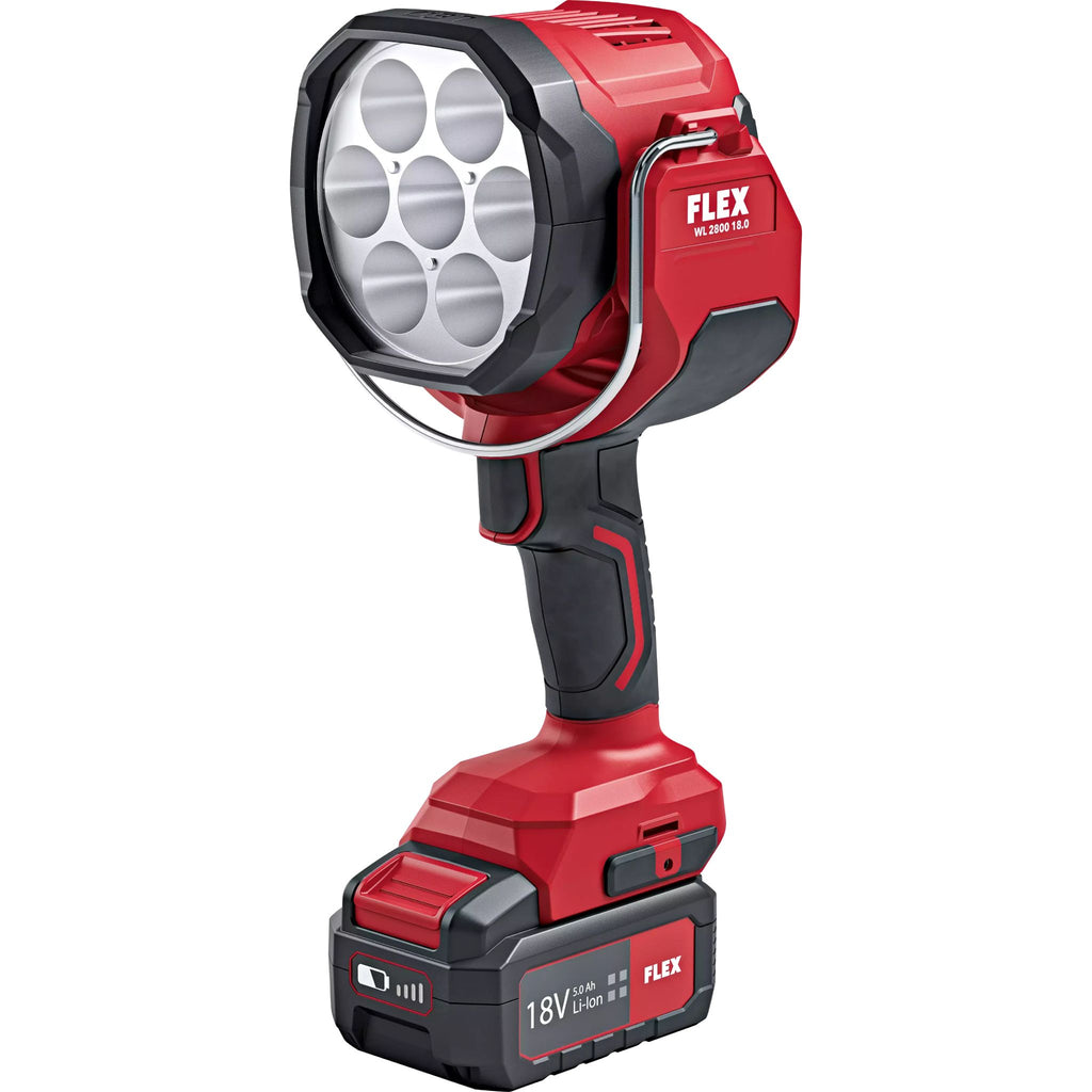 FLEX Ręczny reflektor akumulatorowy 12/18V "WL 2800 18.0"
