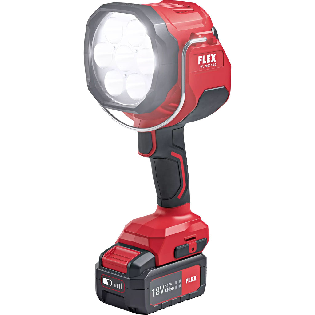 FLEX Ręczny reflektor akumulatorowy 12/18V "WL 2800 18.0"