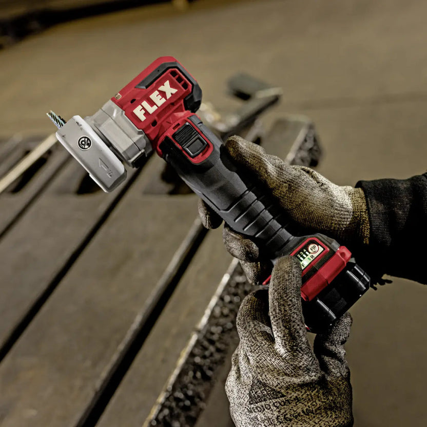 FLEX Mini-szlifierka kątowa 12V 76mm "LBE 76 12-EC"