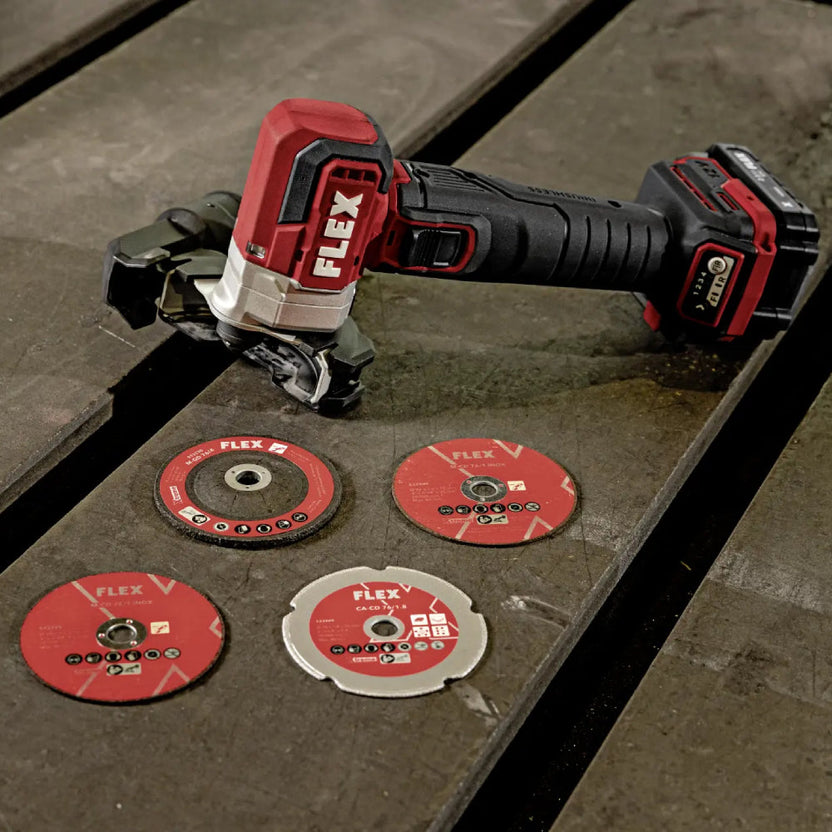 FLEX Mini-szlifierka kątowa 12V 76mm "LBE 76 12-EC"
