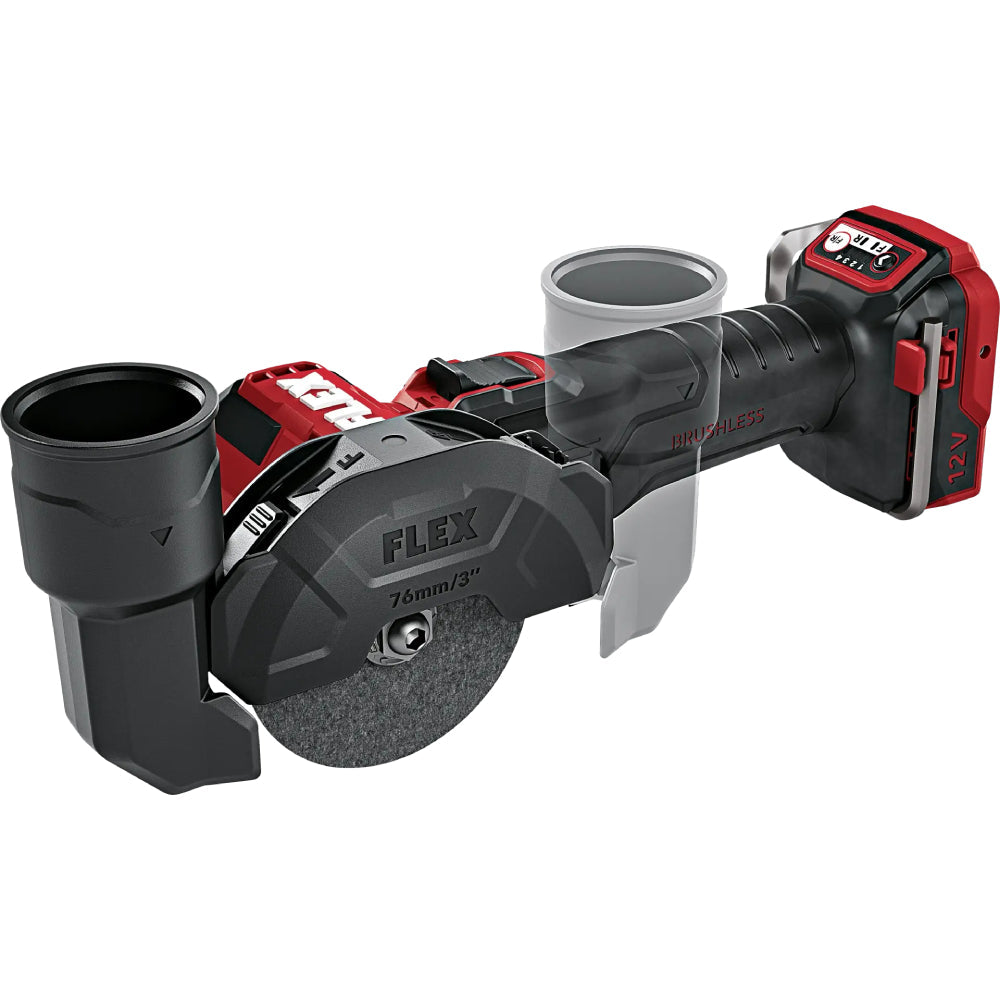 FLEX Mini-szlifierka kątowa 12V 76mm "LBE 76 12-EC"