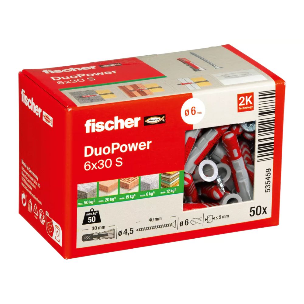 Kołki nylonowe DuoPower S | Fischer
