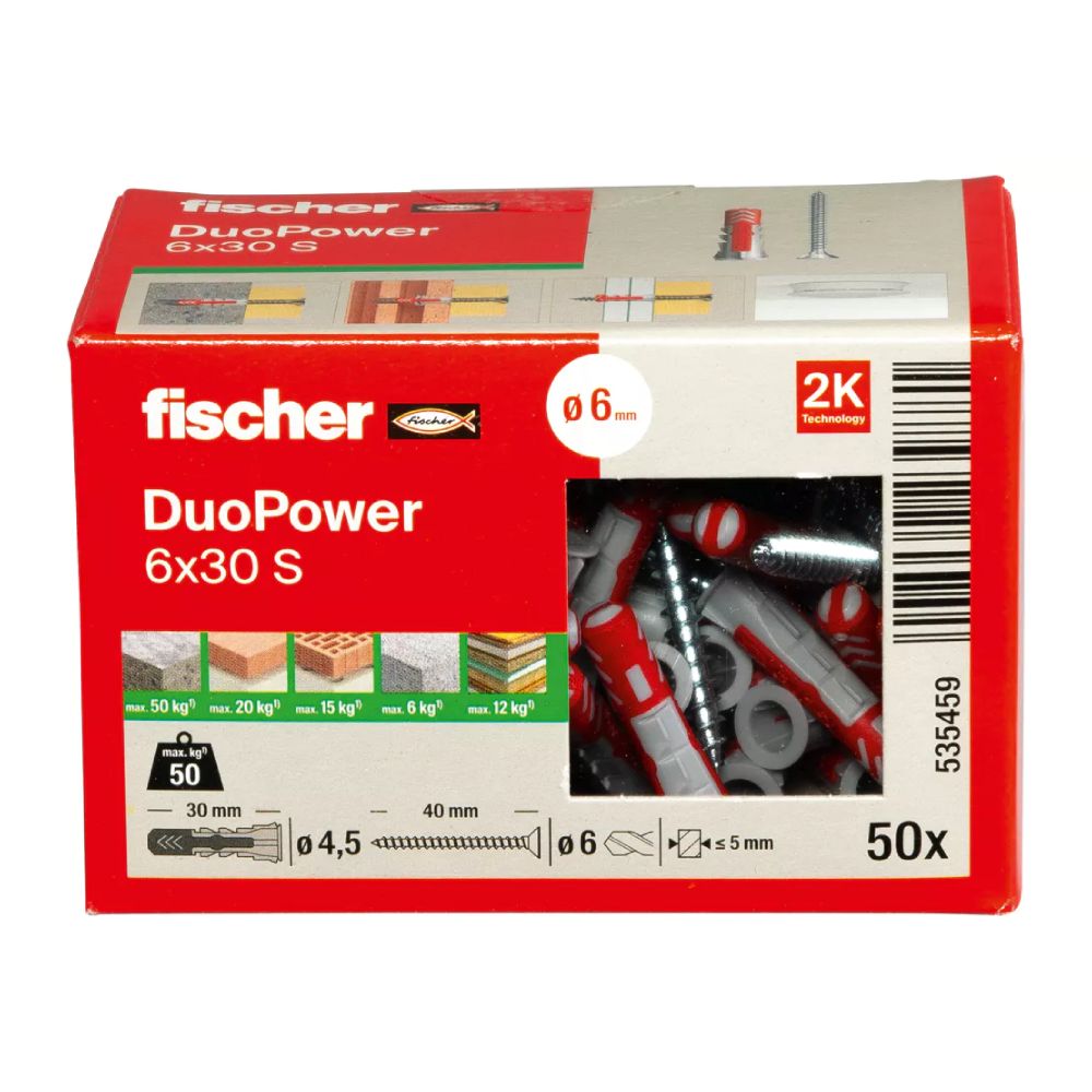 Kołki nylonowe DuoPower S | Fischer