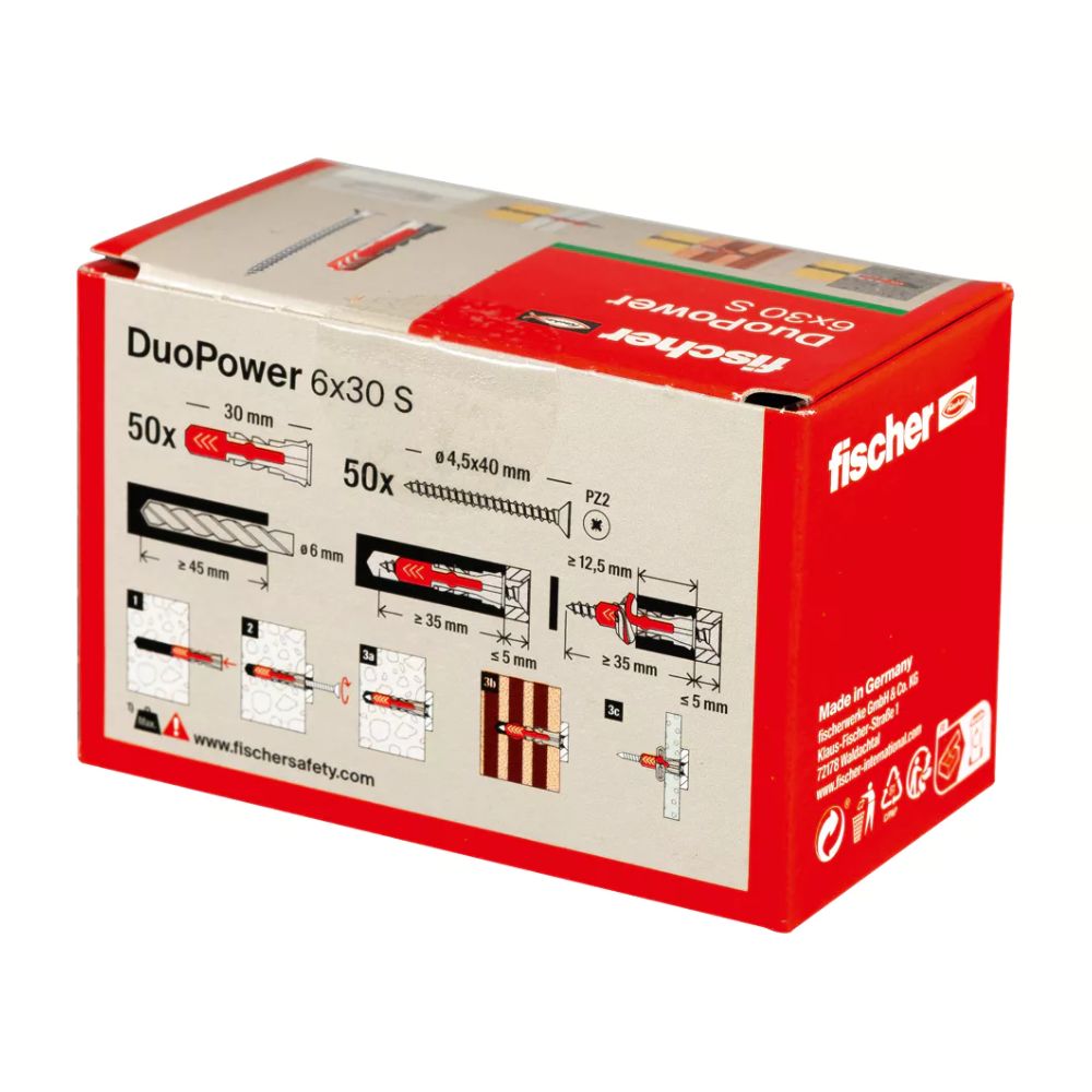 Kołki nylonowe DuoPower S | Fischer