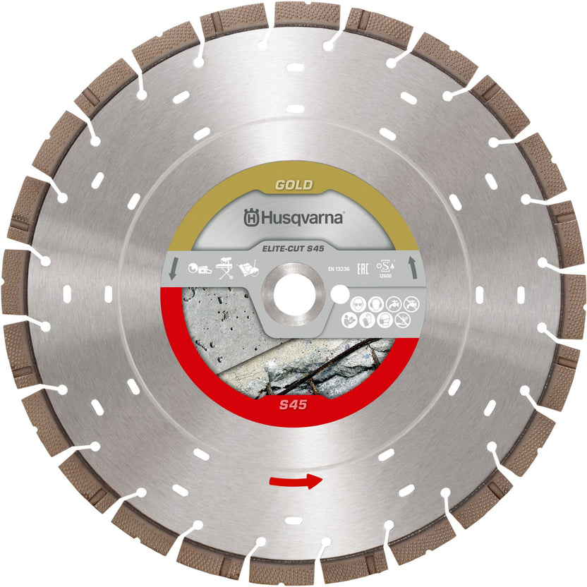 Husqvarna Tarcza diamentowa ELITE-CUT™ S45 EXO-GRIT™ GOLD