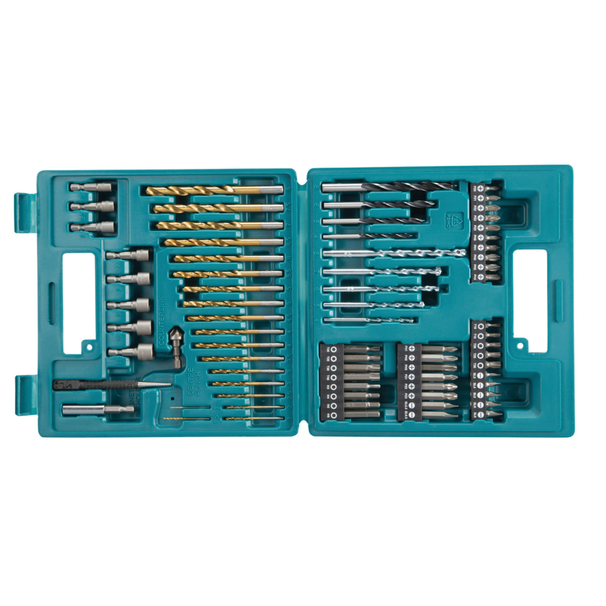 Makita Wiertarko-wkrętarka udarowa akumulatorowa LXT® DHP485 Tak (2x BL1830B + DC18RC + Walizka + Zestaw akcesoriów B-49373)
