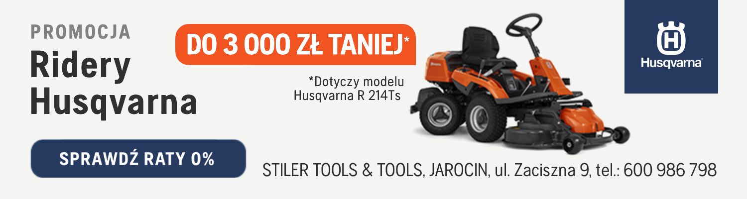 Ridery Husqvarna DO 3 000 ZŁ TANIEJ