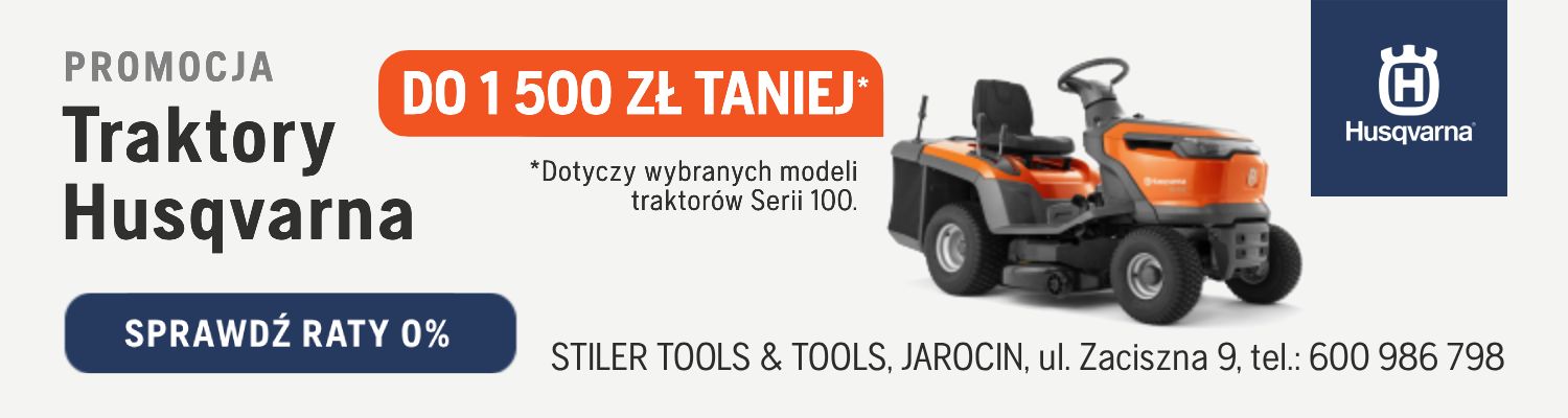 Traktory Husqvarna DO 1 500 ZŁ TANIEJ