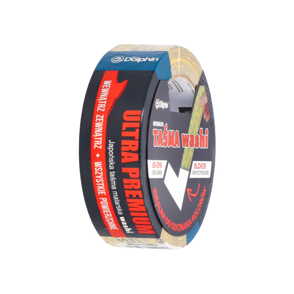 Taśma Washi do Precyzyjnego Odcinania Kolorów | Blue Dolphin