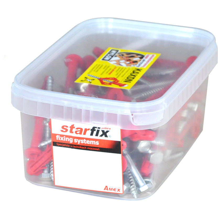 STARFIX Łącznik KAXDN...T z wkrętem na klucz z podkładką i gniazdem TORX