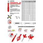 Łącznik KAXDN...T z wkrętem na klucz z podkładką i gniazdem TORX | STARFIX