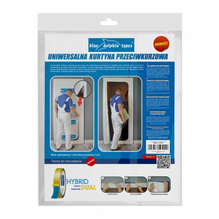 Blue Dolphin Kurtyna przeciwkurzowa (100x215cm)