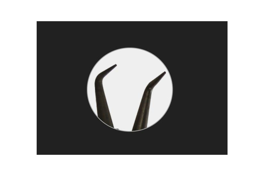 Szczypce do pierścieni segera wewnętrznych wygięte (zakres 19 - 60 mm uchwyt PCV 180 mm) | King Tony