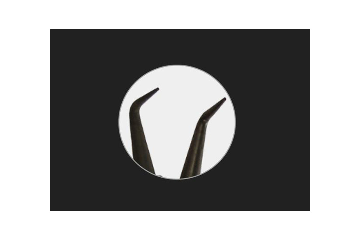 Szczypce do pierścieni segera wewnętrznych wygięte (zakres 19 - 60 mm uchwyt PCV 180 mm) | King Tony