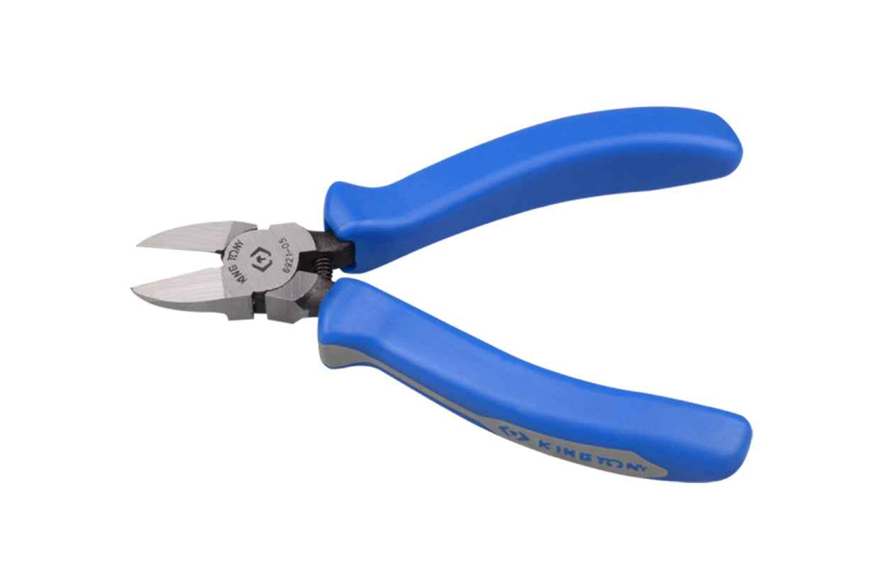 Szczypce tnące boczne - do tworzyw sztucznych uchwyt PP+PPR 132 mm | King Tony