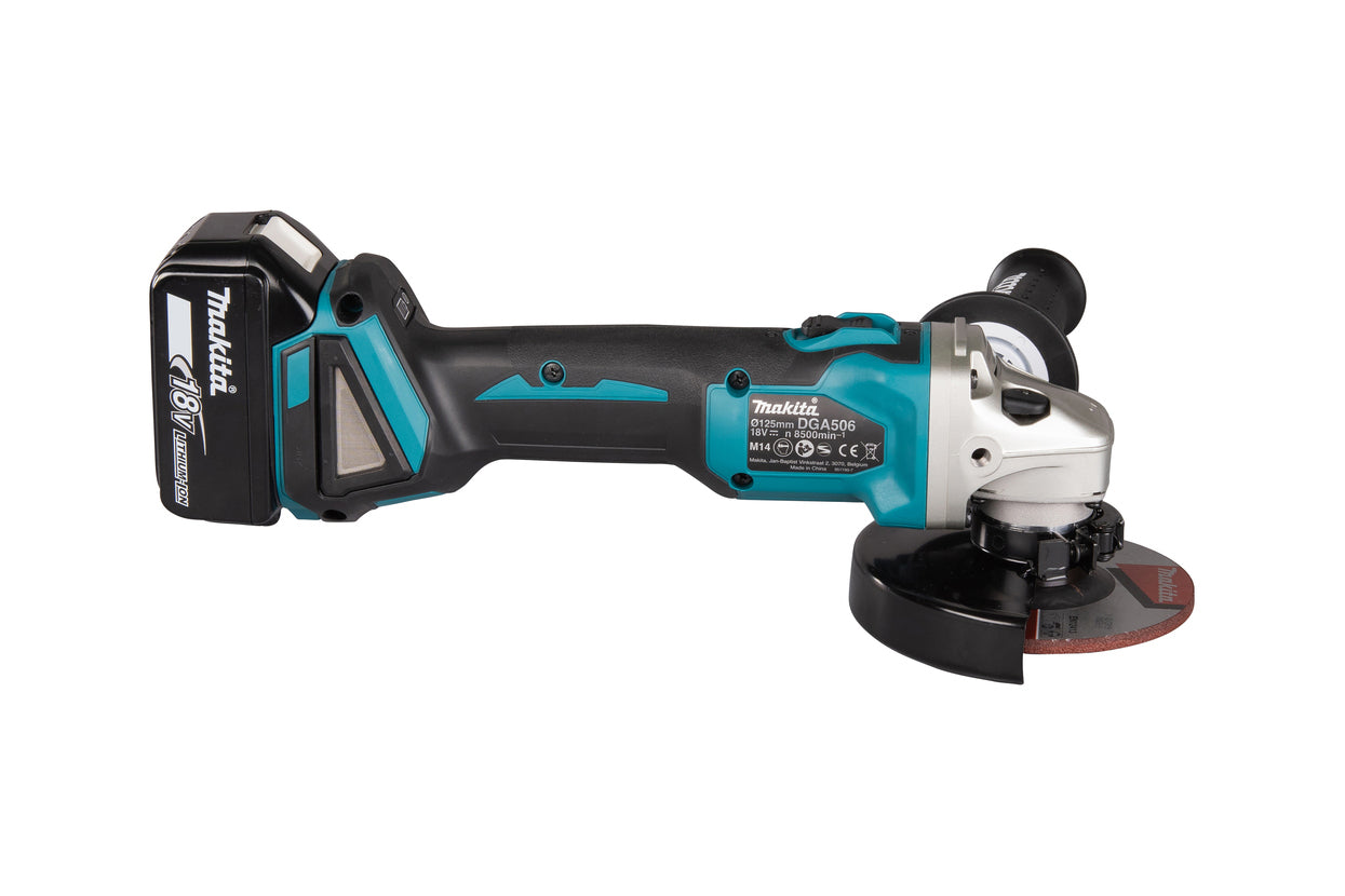 Makita Akum. szlifierka kątowa LXT® DGA506