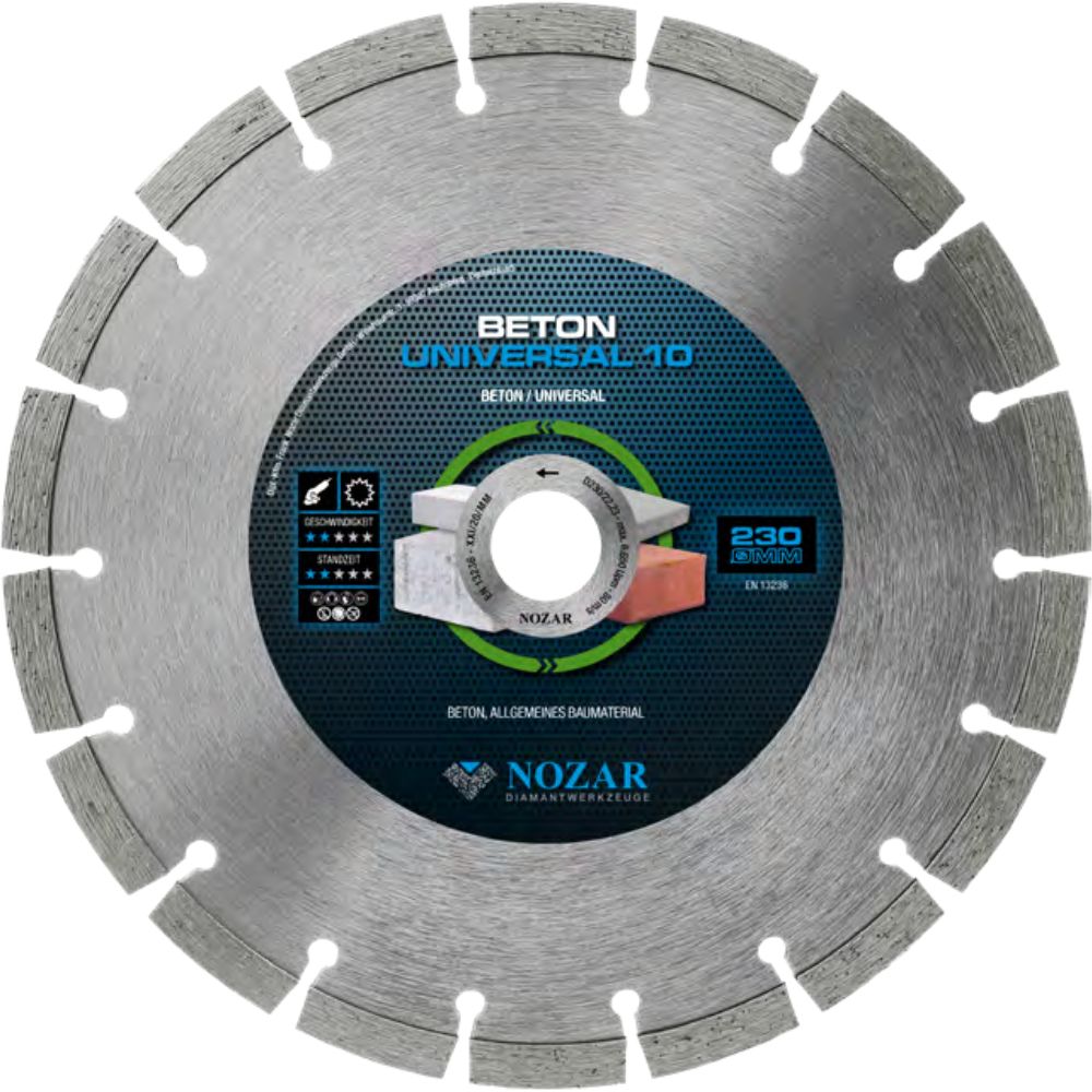 Tarcza diamentowa BETON UNIVERSAL 10 | NOZAR