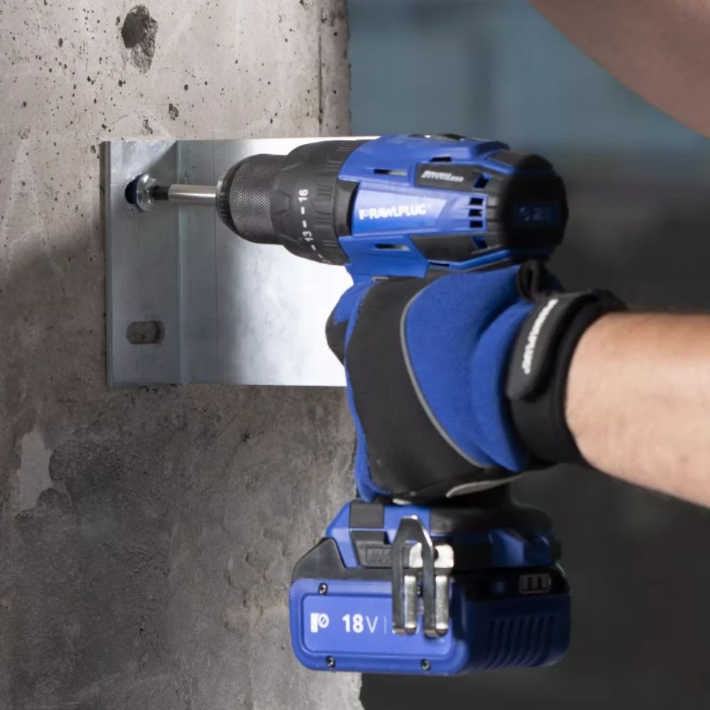 Kołek ramowy z kołnierzem z ocynkowanym wkrętem z łbem heksagonalnym R-FF1 | Rawlplug