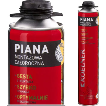 Koelner Poliuretanowa piana pistoletowa całoroczna 750ml