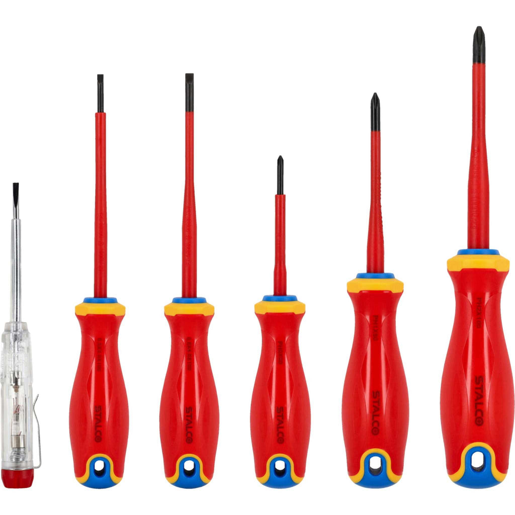 Wkrętaki elektrotechniczne (6 elem.) | STALCO