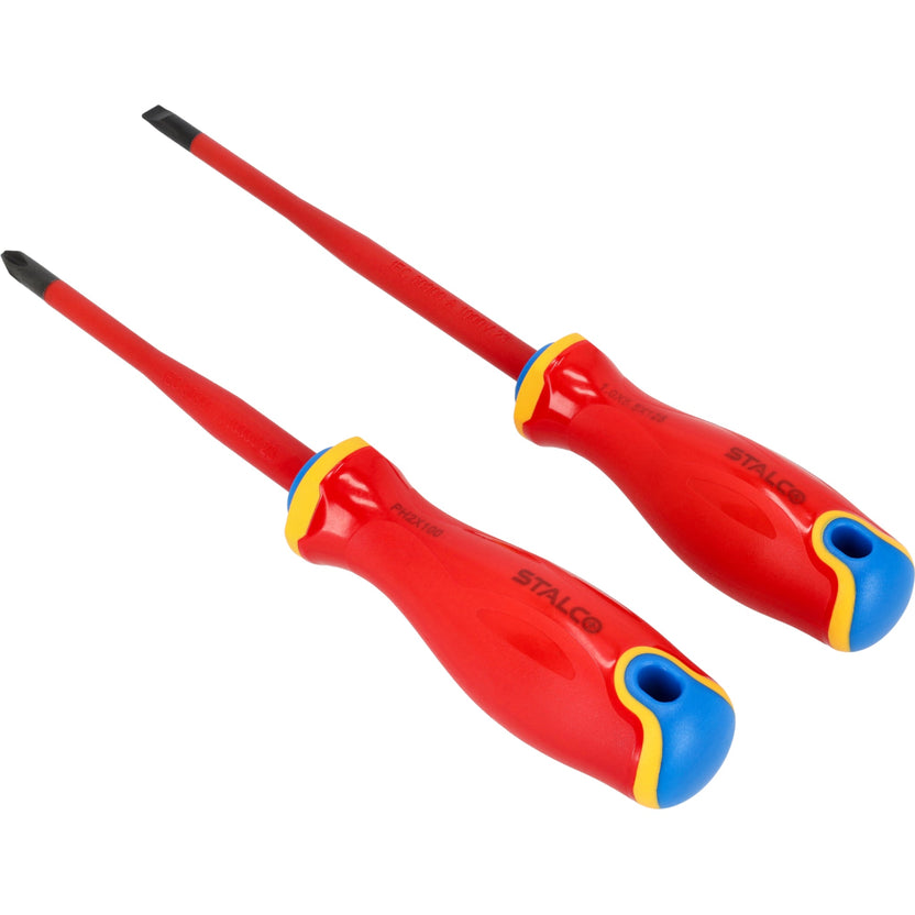 STALCO Wkrętaki elektrotechniczne (2 elem.)