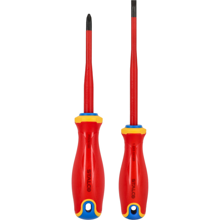 STALCO Wkrętaki elektrotechniczne (2 elem.)