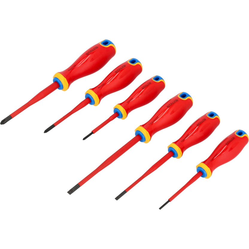 STALCO Wkrętaki elektrotechniczne (6 elem.)