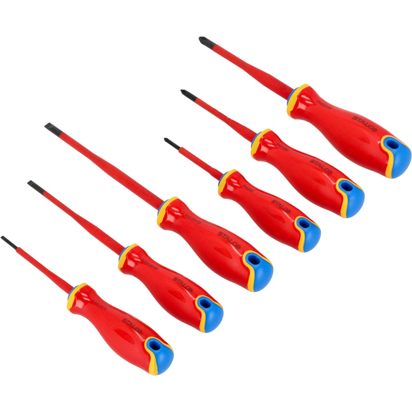 STALCO Wkrętaki elektrotechniczne (6 elem.)