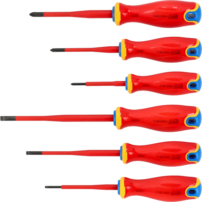 STALCO Wkrętaki elektrotechniczne (6 elem.)