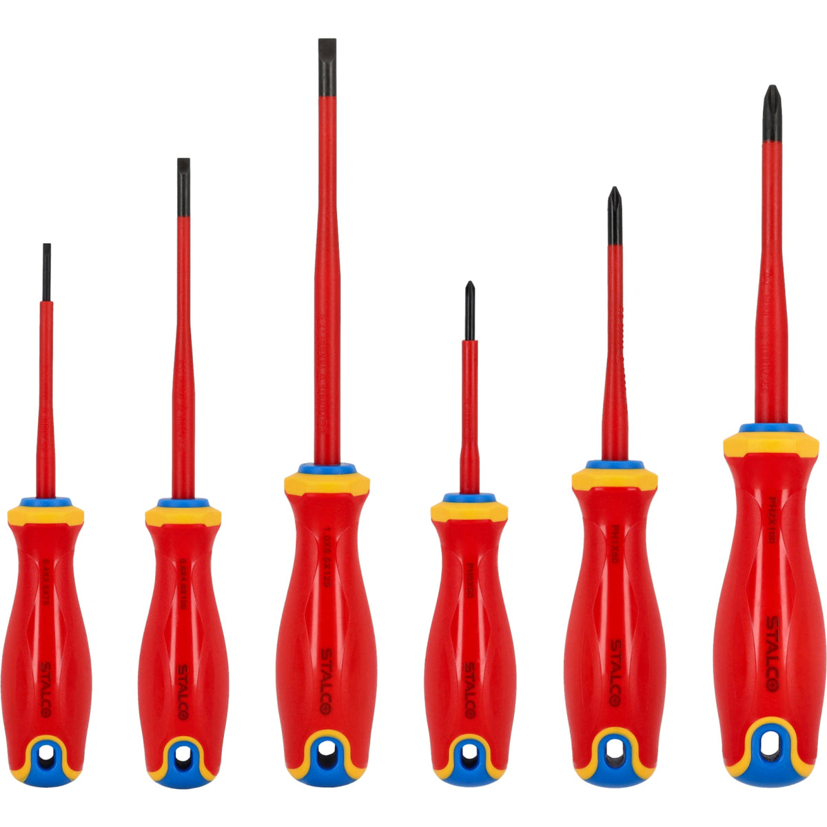 STALCO Wkrętaki elektrotechniczne (6 elem.)