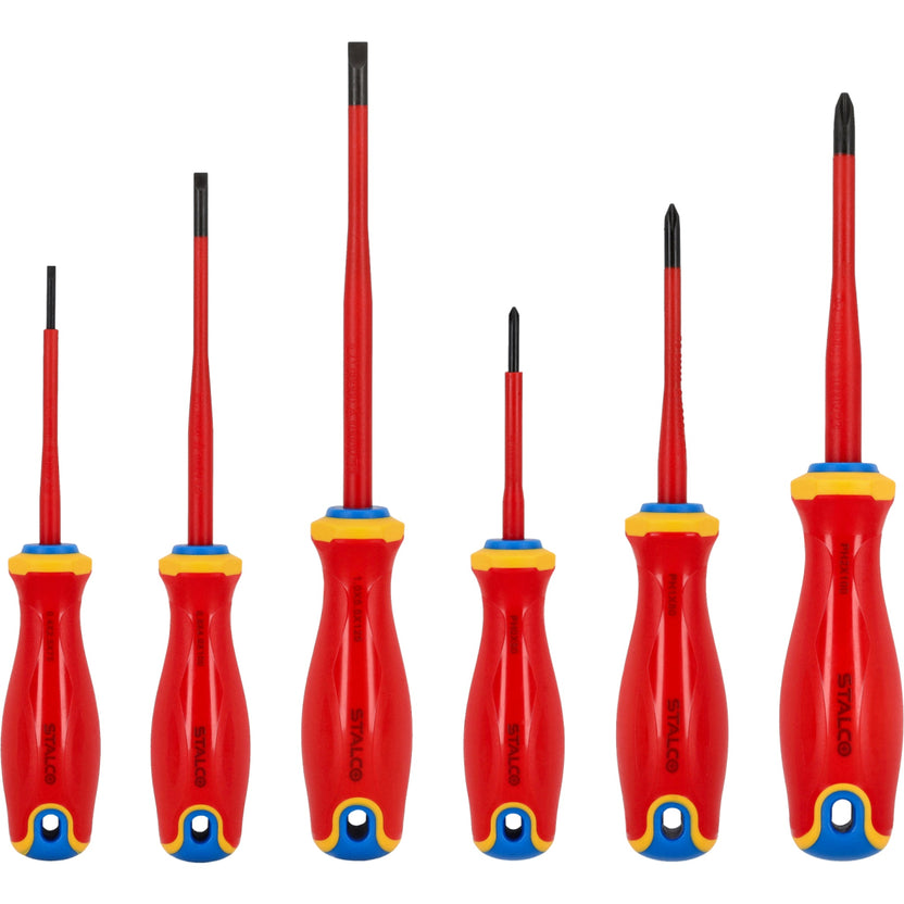 STALCO Wkrętaki elektrotechniczne (6 elem.)
