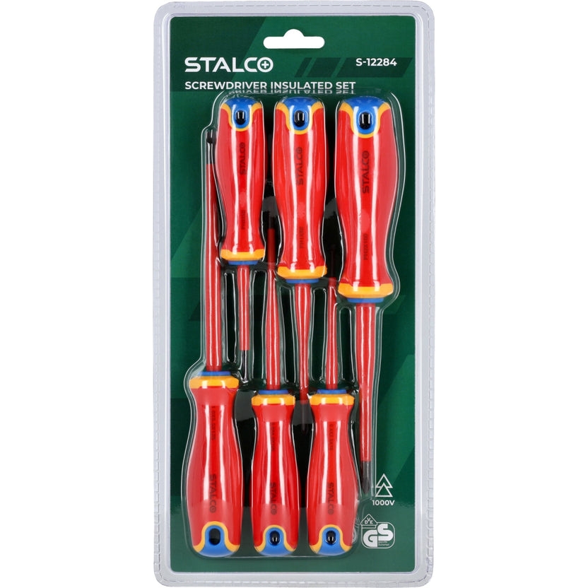 STALCO Wkrętaki elektrotechniczne (6 elem.)