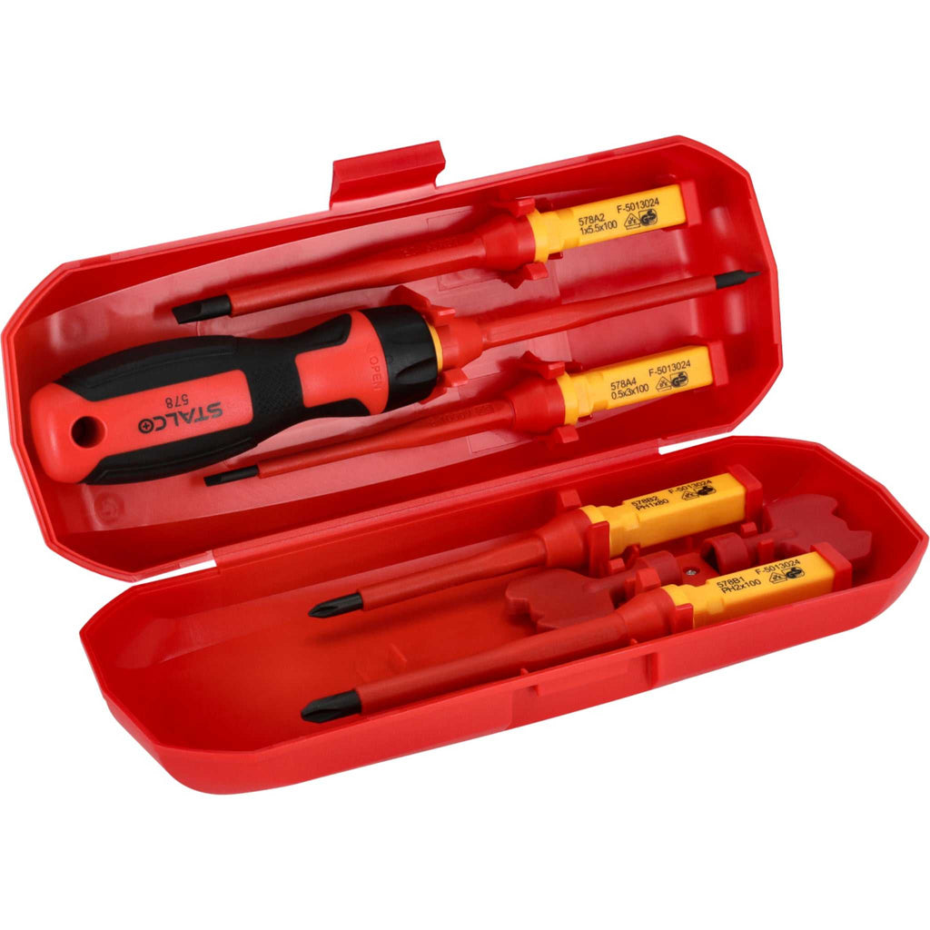 Wkrętaki elektrotechniczne (8 elem.) | STALCO