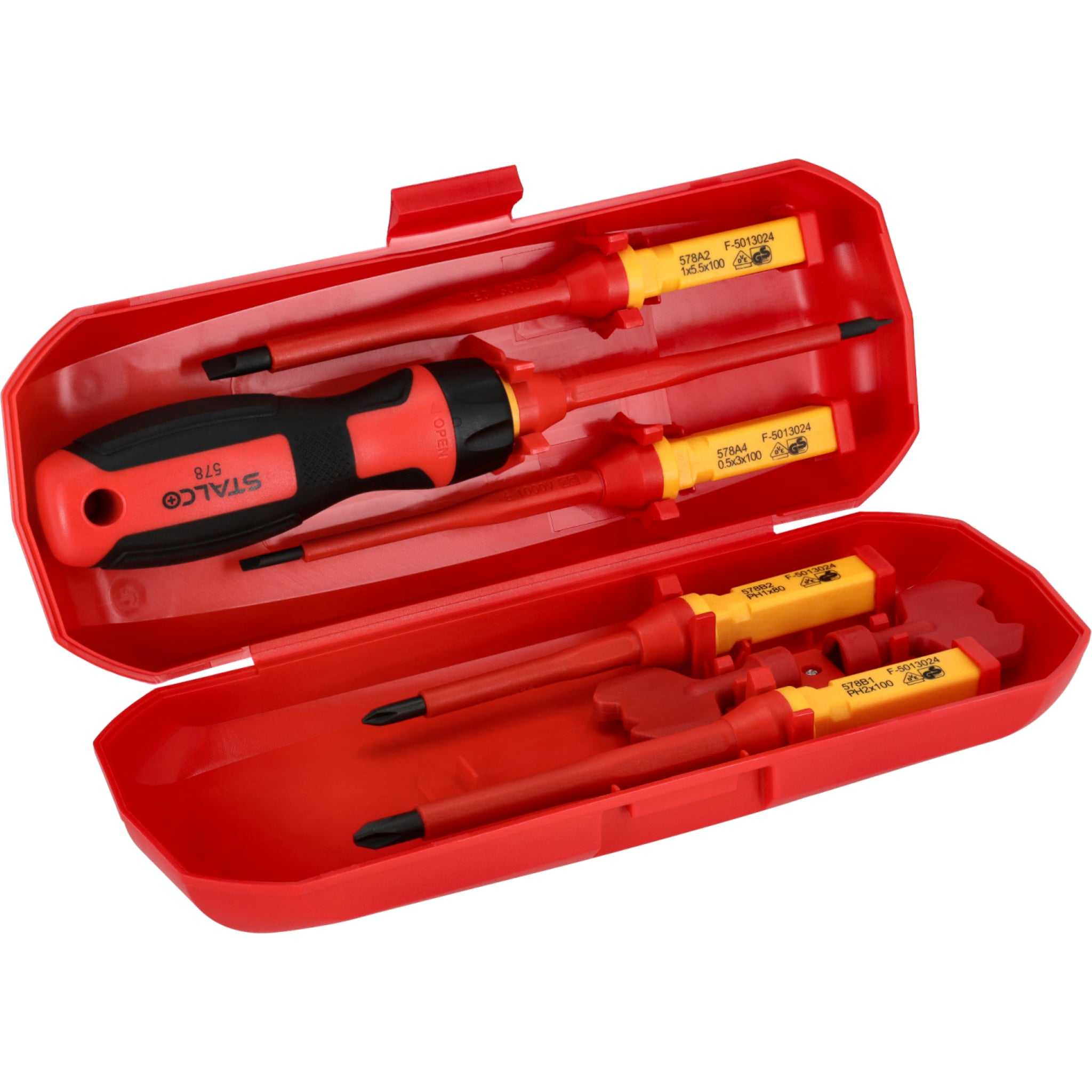 Wkrętaki elektrotechniczne (8 elem.) | STALCO