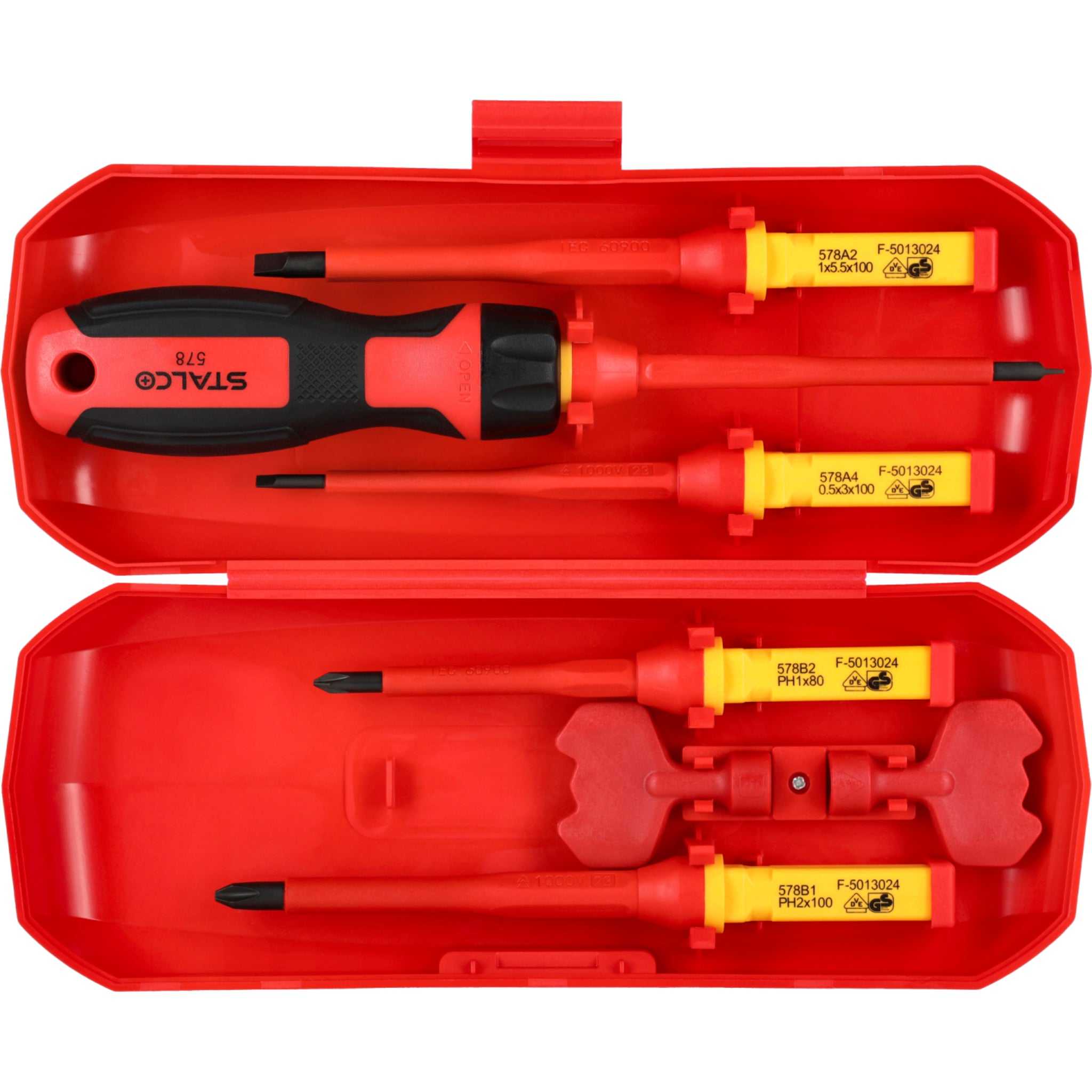 Wkrętaki elektrotechniczne (8 elem.) | STALCO