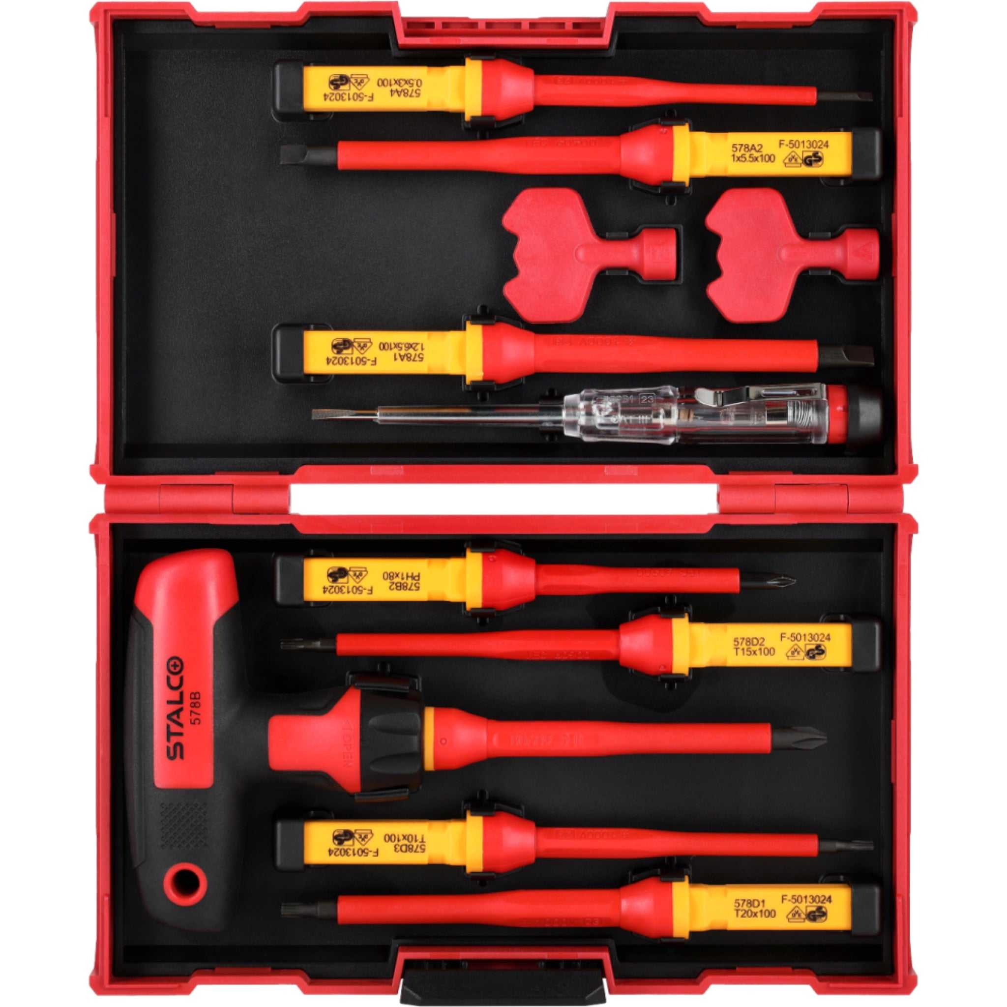 Wkrętaki elektrotechniczne (12 elem.) | STALCO