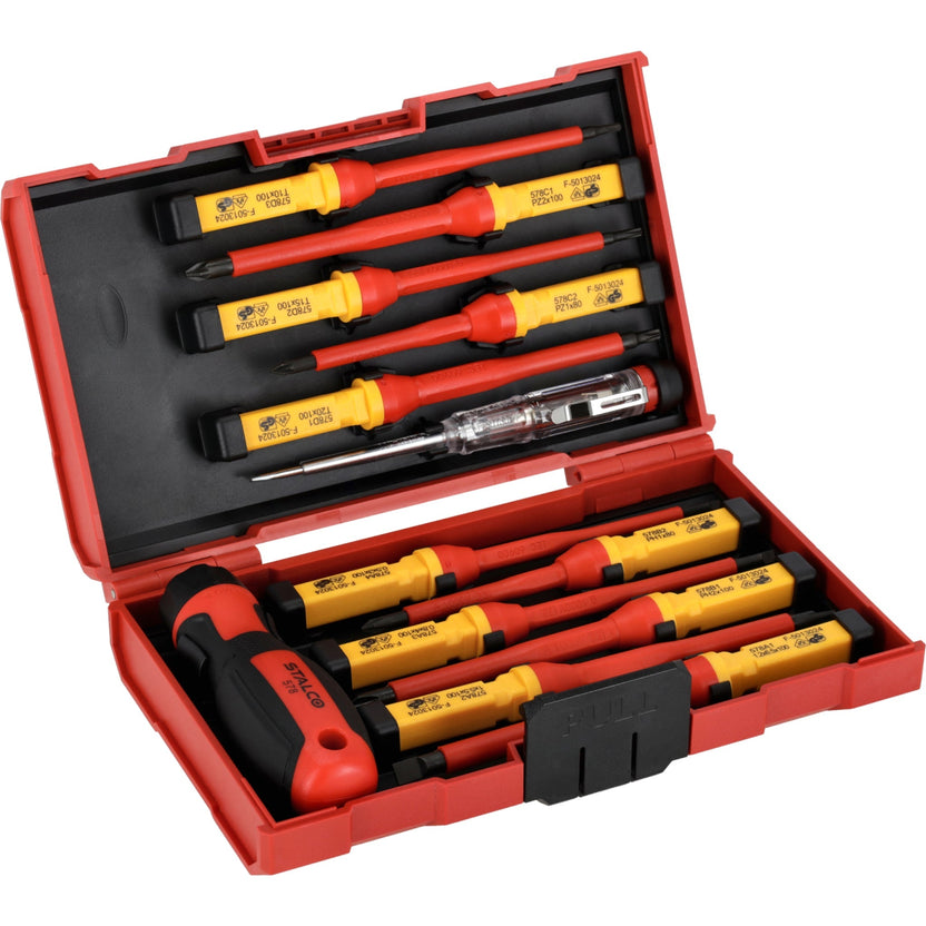 STALCO Wkrętaki elektrotechniczne (13 elem.)